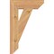 Ekena Millwork Traditional Slat Smooth Bracket, Western Red Cedar, 3 1/2"W x 14"D x 22"H BKT04X14X22TRA06SWR - alternate 4